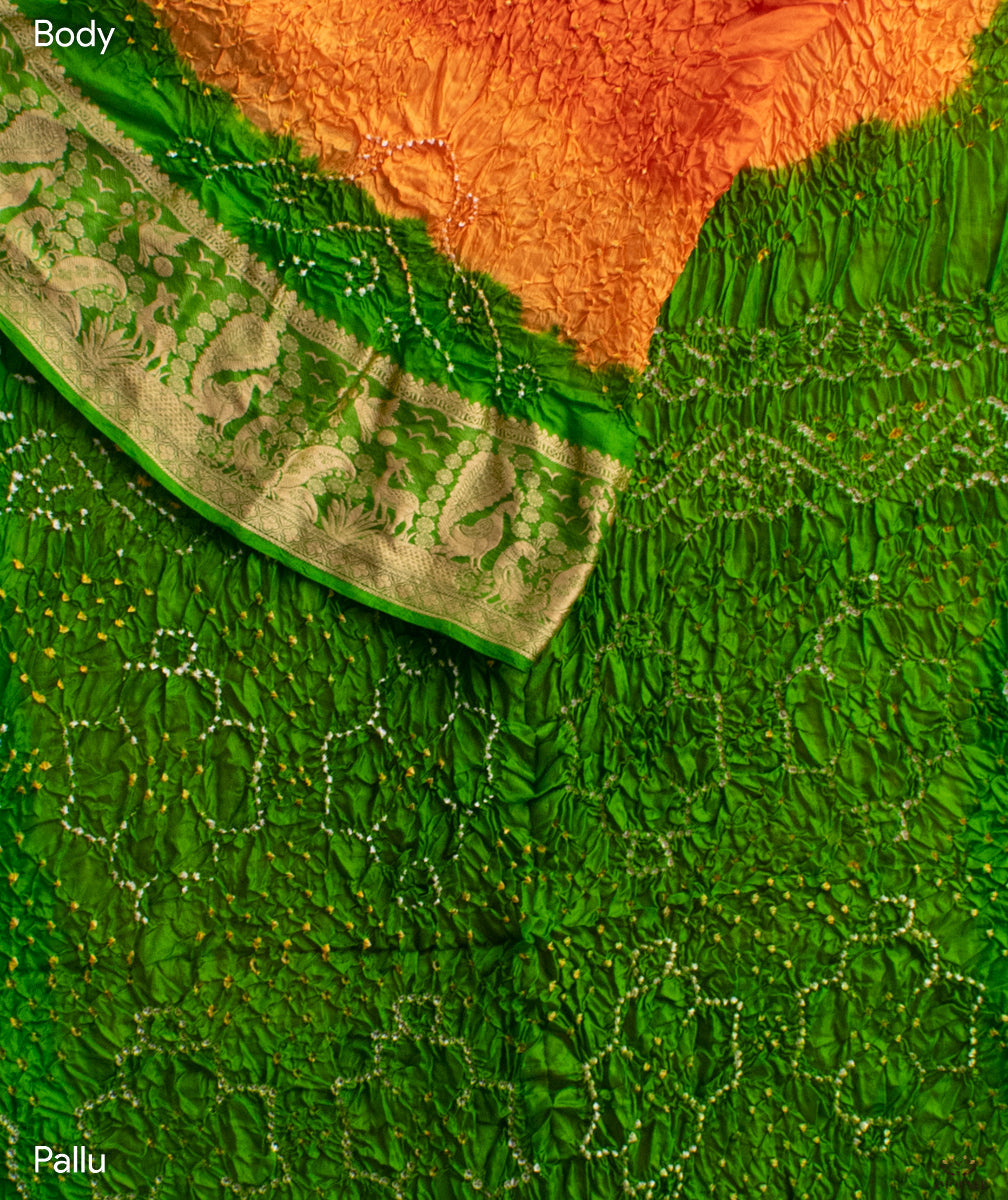 Bandhani Silk Saree