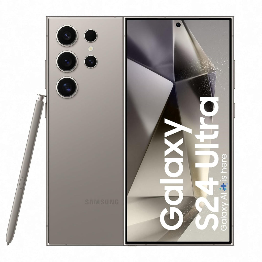 Samsung Galaxy S24 Ultra 5G AI Smartphone with Galaxy AI (12GB, 512GB Storage), Snapdragon 8 Gen 3, 200 MP Camera Engine and 5000mAh Battery (Grey)