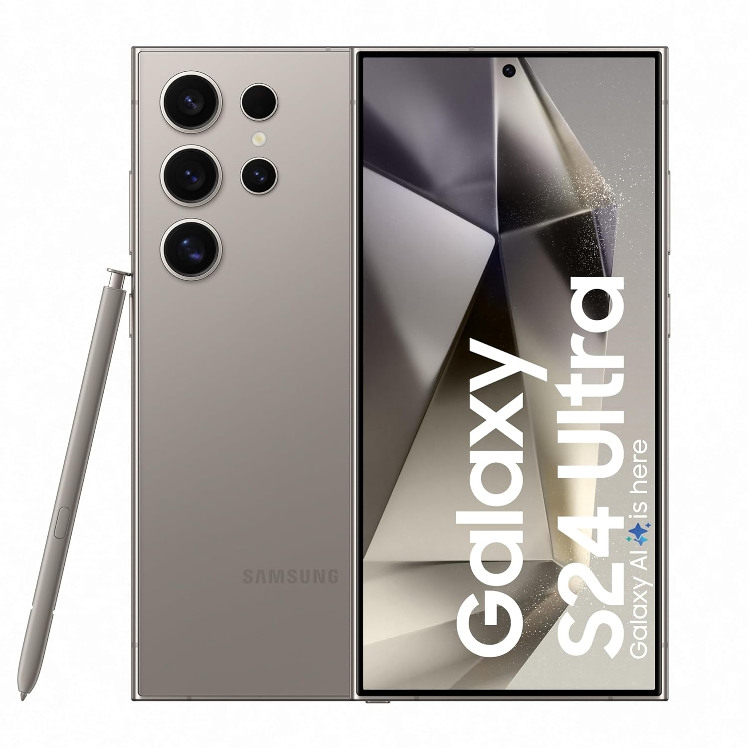 Samsung Galaxy S24 Ultra 5G AI Smartphone with Galaxy AI (12GB, 512GB Storage), Snapdragon 8 Gen 3, 200 MP Camera Engine and 5000mAh Battery (Grey)