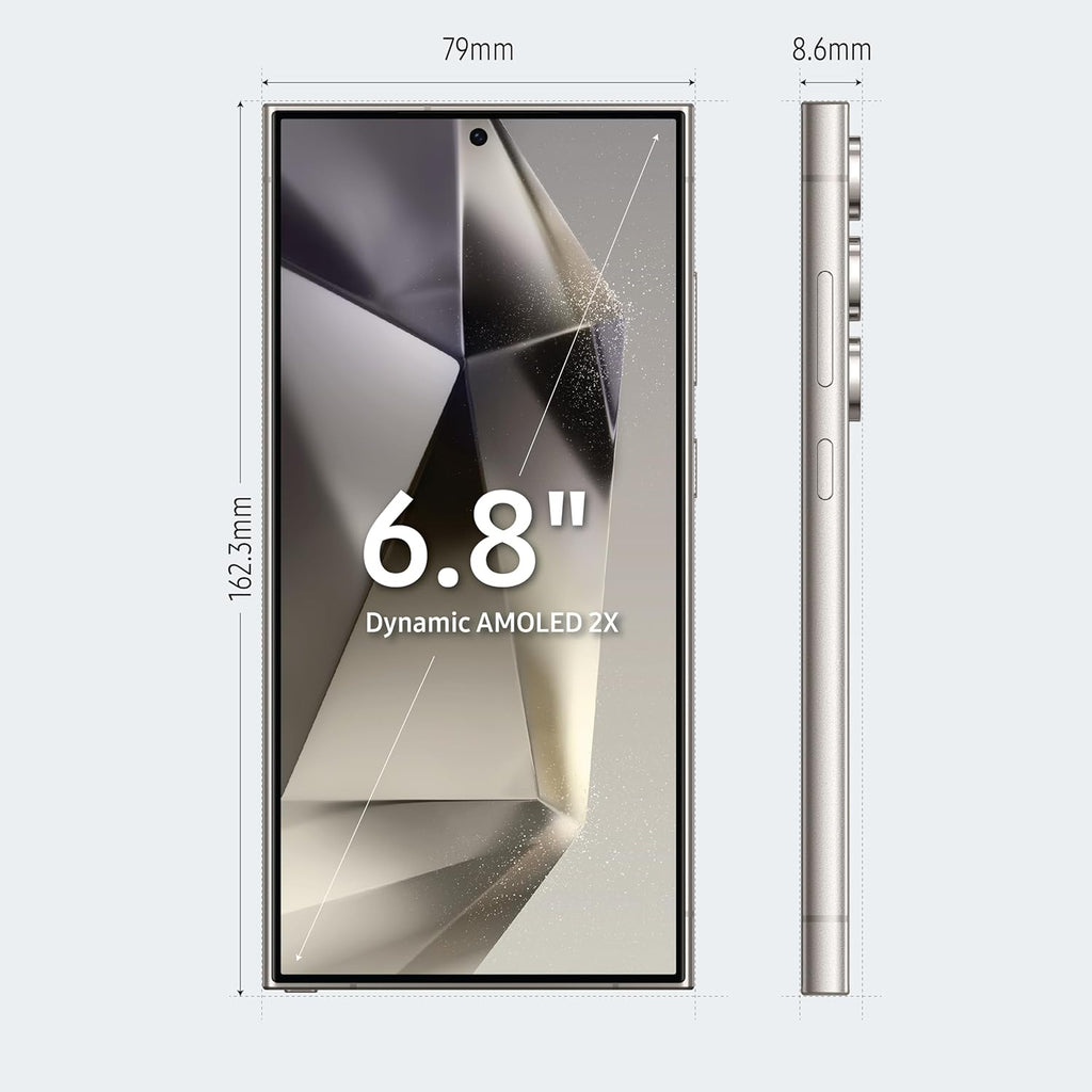 Samsung Galaxy S24 Ultra 5G AI Smartphone with Galaxy AI (12GB, 512GB Storage), Snapdragon 8 Gen 3, 200 MP Camera Engine and 5000mAh Battery (Grey)