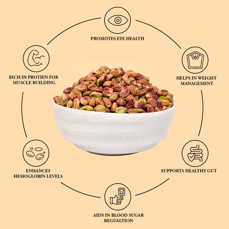Premium Pista Plain (Kernel) (1 Kg)