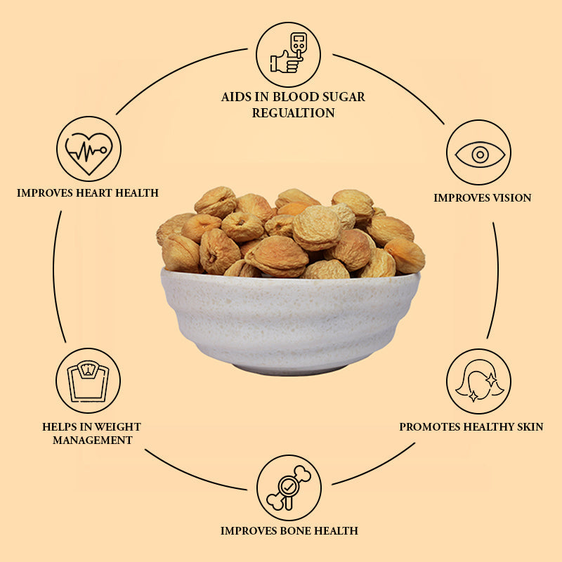 Golden Sun-Dried Apricots (1 Kg)