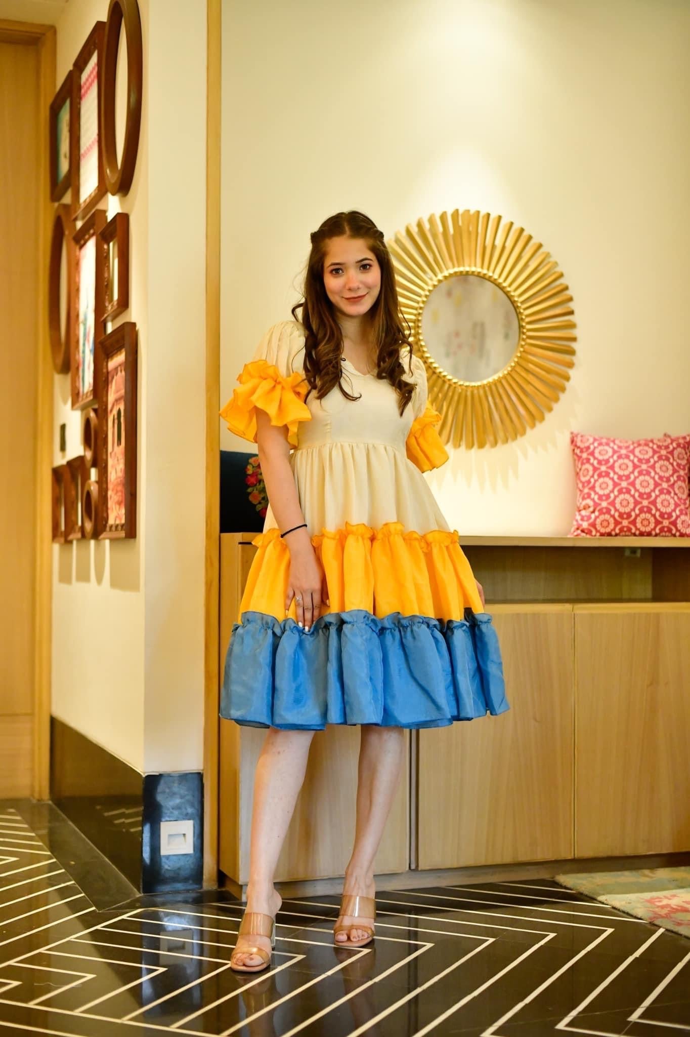 Rutvi tiered dress